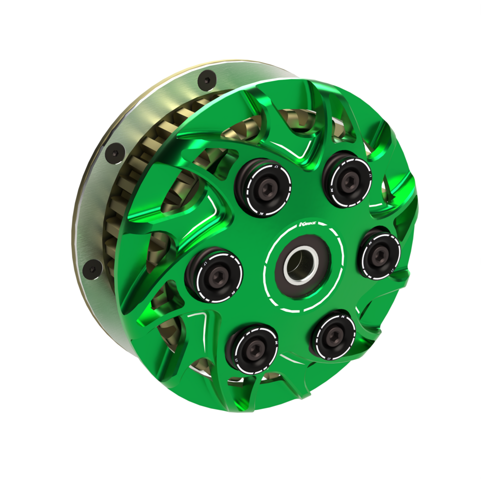 FZA023V - Verde • Frizione antisaltellamento regolabile "Thunder"