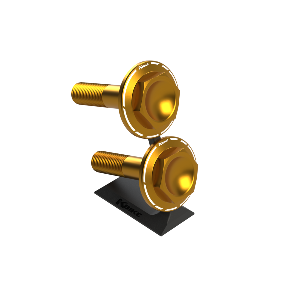 TT007O - GOLD • Set Schrauben Hinterradschwinge Hypermotard