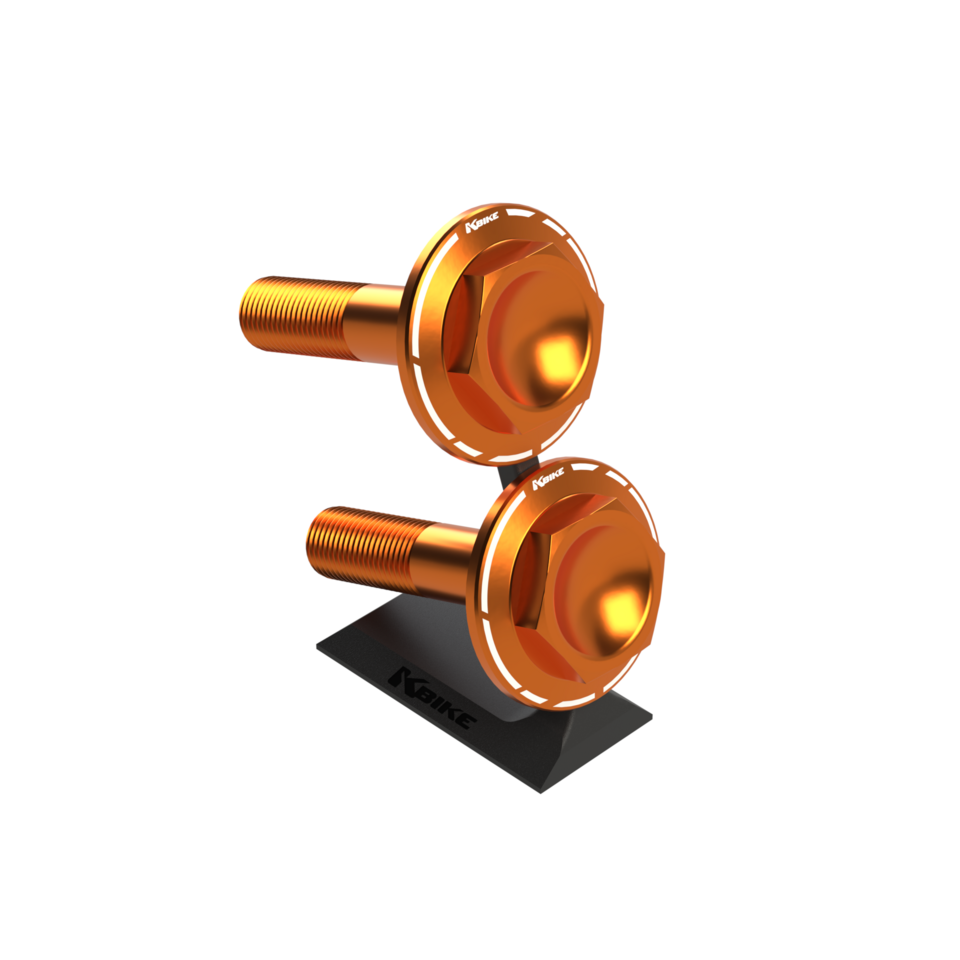 TT007AR - ORANGE • Set Schrauben Hinterradschwinge Hypermotard