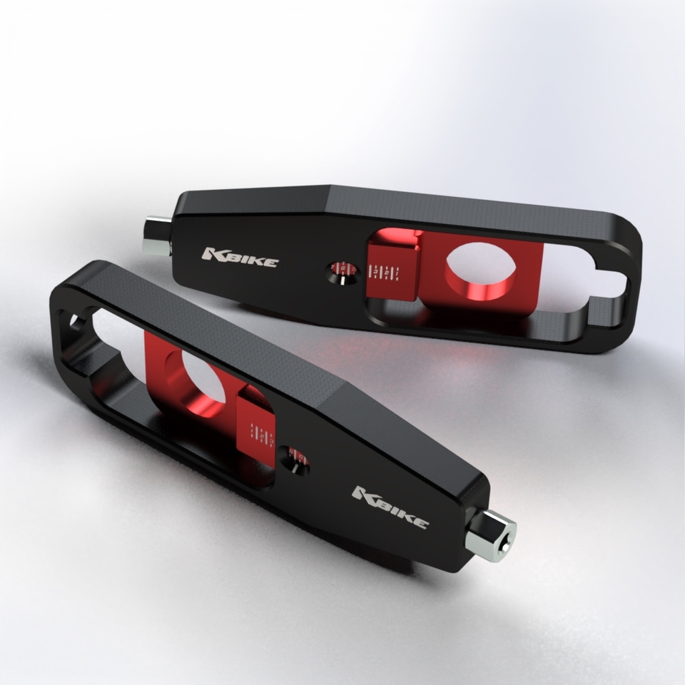 TC03NN - SCHWARZES GEHÄUSE - INNENTEIL SCHWARZ, TC03RN - ROTES GEHÄUSE - INNENTEIL SCHWARZ • Kit einstellbare Kettenspanner