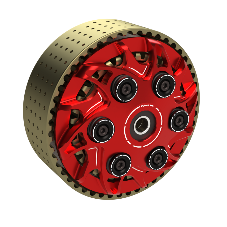 FZA022R - ROT • Antihopping Kupplung einstellbar "Thunder" mit 48 Zahn Korb