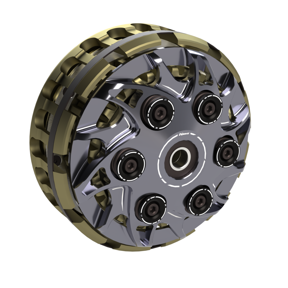 FZA024T - Titanium • Antihopping Kupplung einstellbar "Thunder" mit Korb