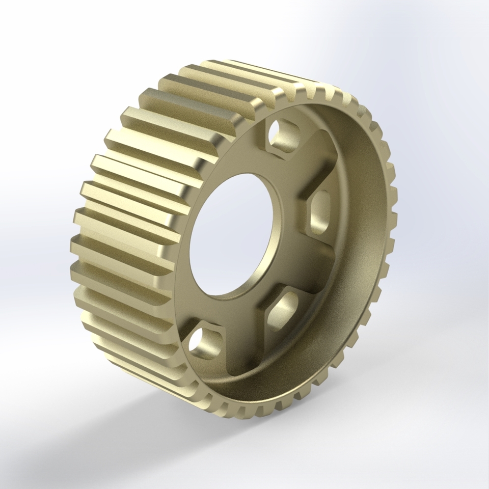 Hub for spider spring clutch