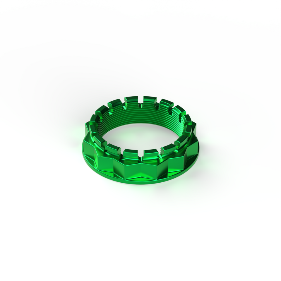DM48X1,5V - GREEN • Rear wheel nut M48x1.5
