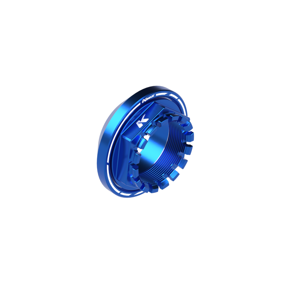 Rear wheel nut with conical spacer M38x1.5