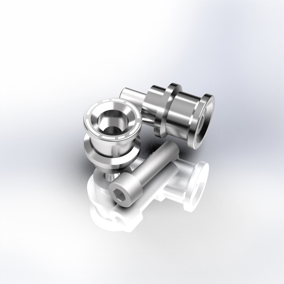 NC01S - SILVER • Kit swingarm support stand M8