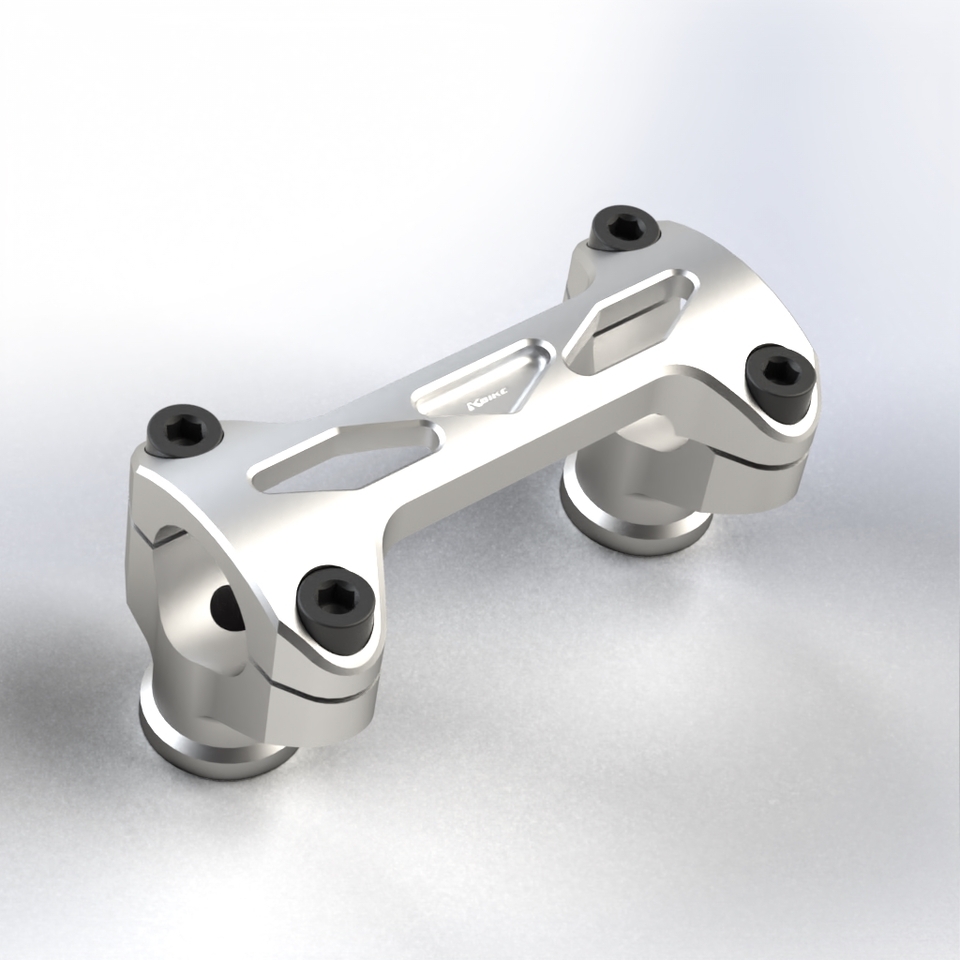 RIS01S - SILVER • Riser Kit complete Hypermotard 698