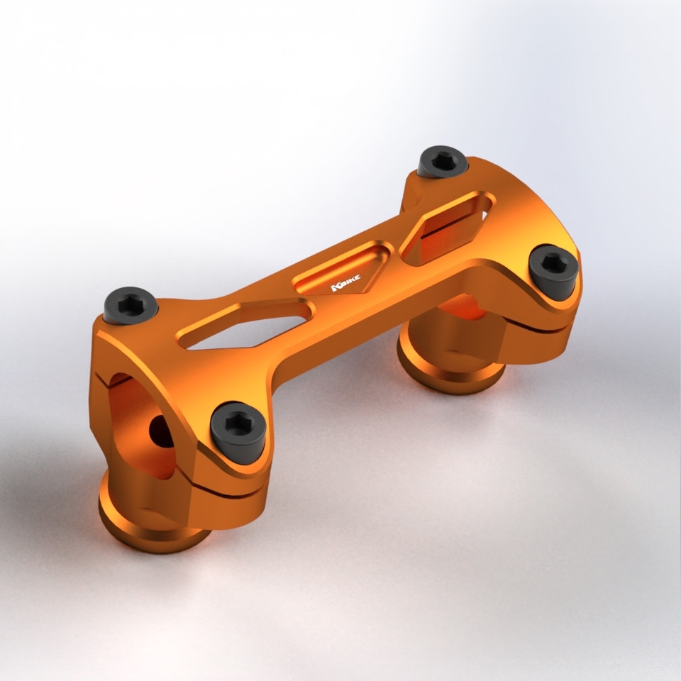 RIS01AR - ORANGE • Riser Kit complete Hypermotard 698
