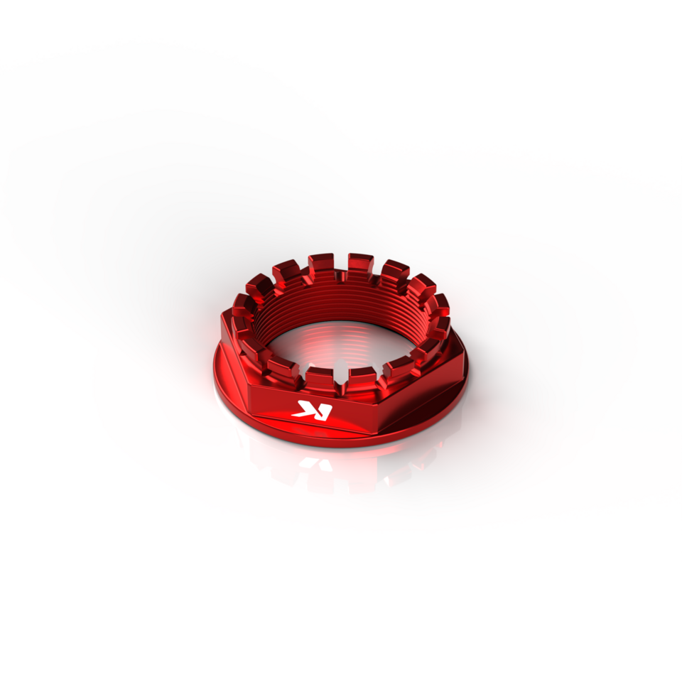 DM38X1,5R - RED • Rear wheel nut M38x1.5