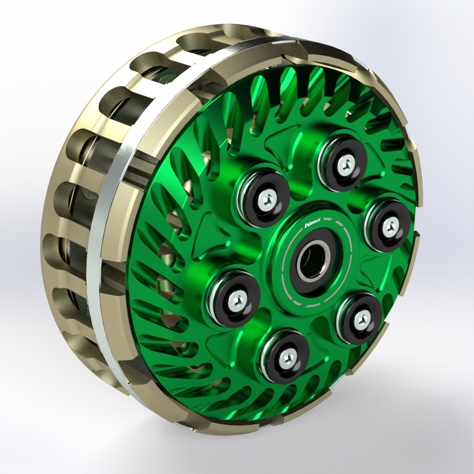 KIT17V - GREEN • 848 DRY SLIPPER CLUTCH