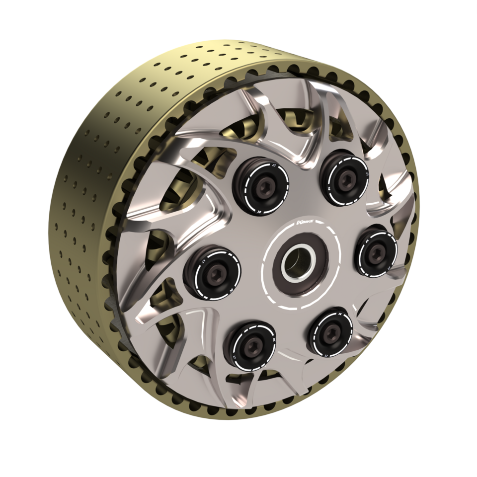 FZA022S - SILVER • Slipper clutch adjustable "Thunder" with 48 teeth basket