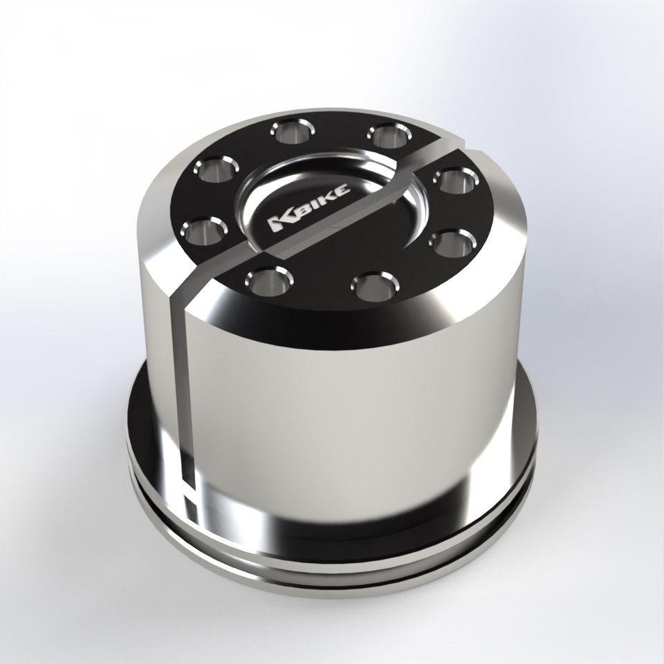 DCC001S - SILVER • Steering stem nut short version