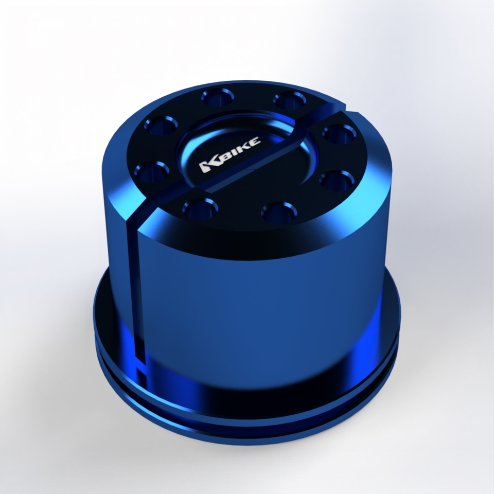 DCC001B - BLUE • Steering stem nut short version