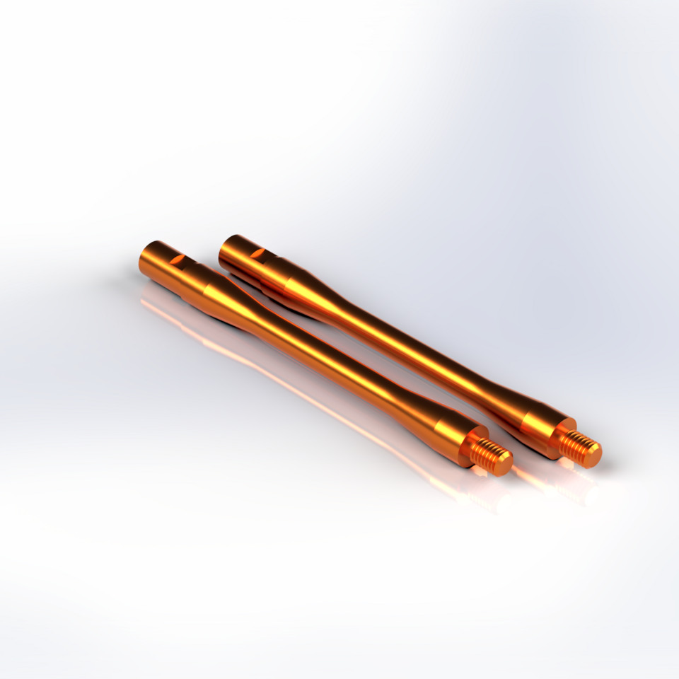 KSP001AR - ORANGE • Fender support Hypermotard