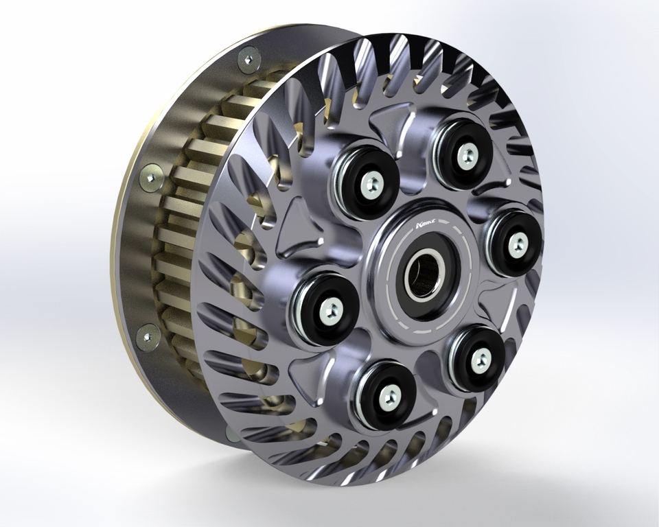 FZA015T - Titanium • Slipper clutch adjustable