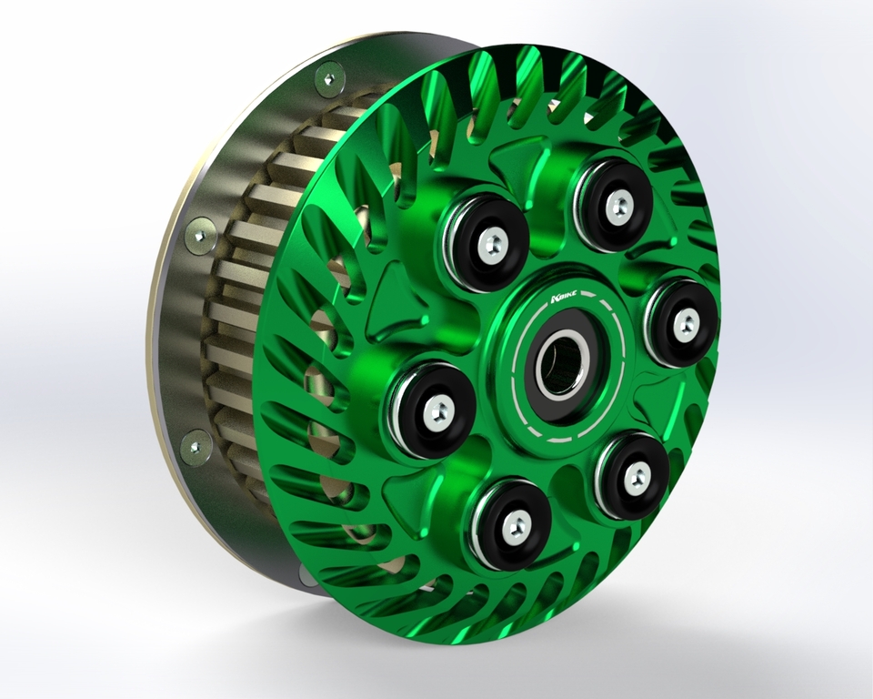 FZA015V - Green • Slipper clutch adjustable