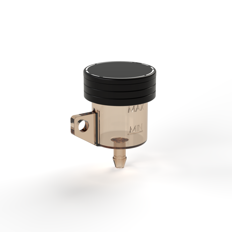 TS040N - BLACK • Rear brake fluid cap bicolore