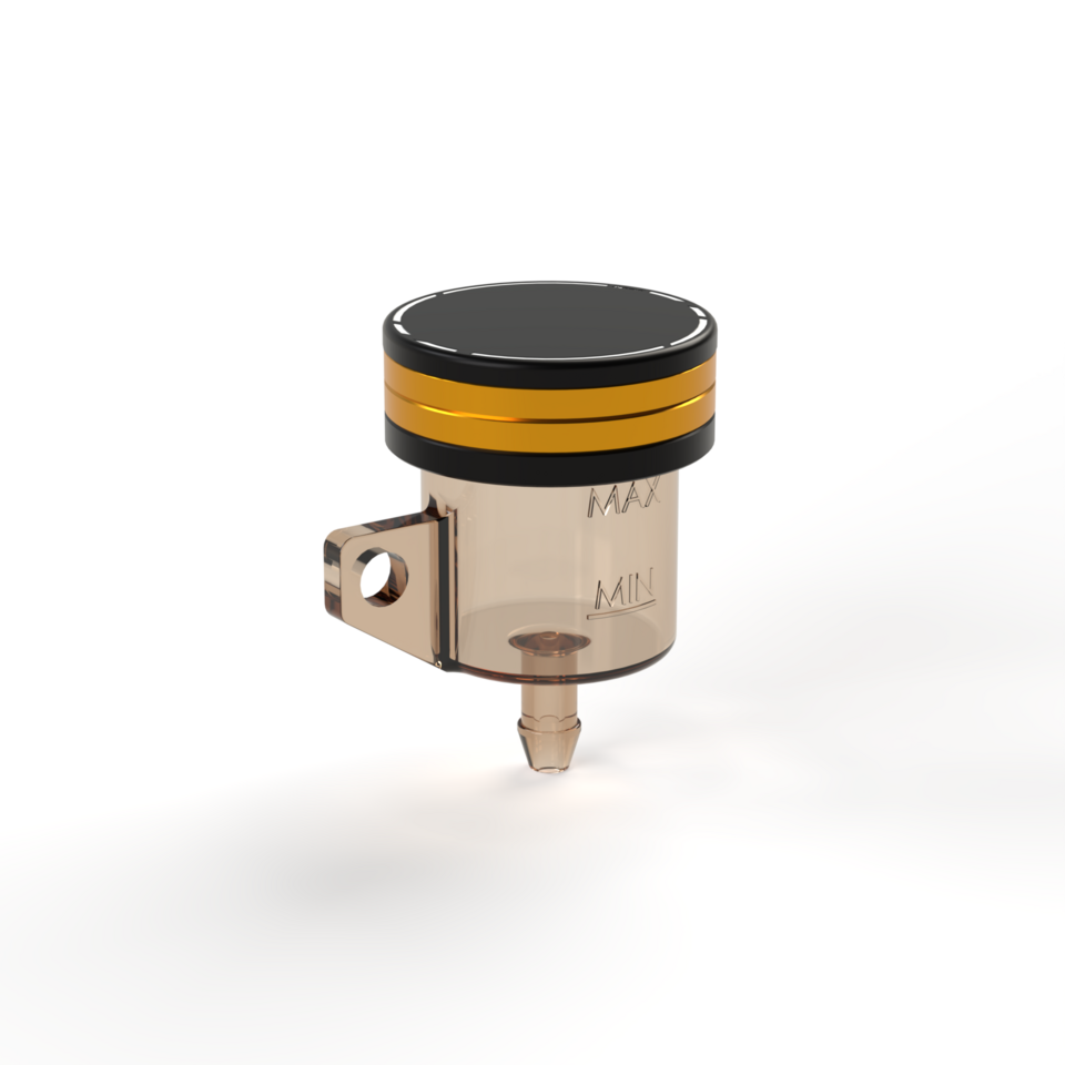 TS040O - GOLD • Rear brake fluid cap bicolore