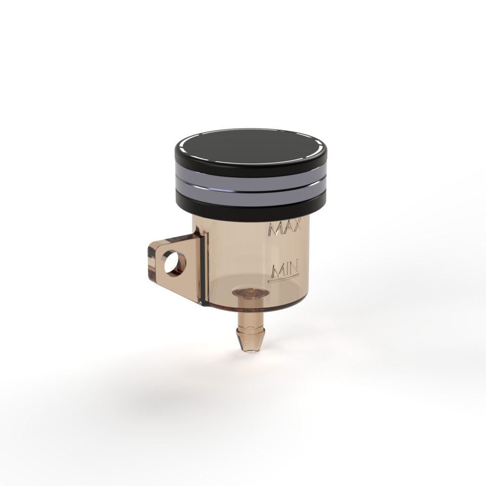 TS040T - TITANIUM • Rear brake fluid cap bicolore