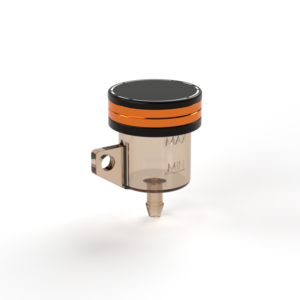 TS040AR - ORANGE • Rear brake fluid cap bicolore