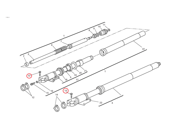 FotoKit für Gabelfußklemmschrauben M6x25