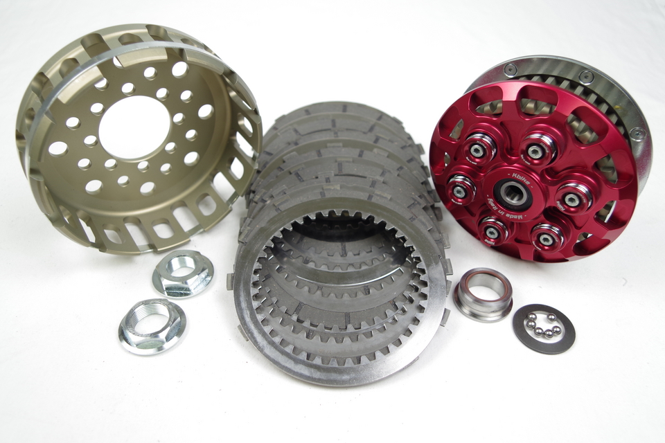 Slipper clutch with basket and discs Clutches KBIKE