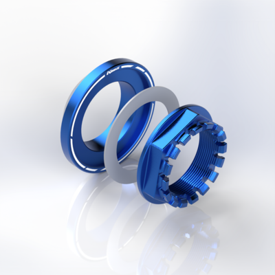 FotoRear wheel nut with conus M38