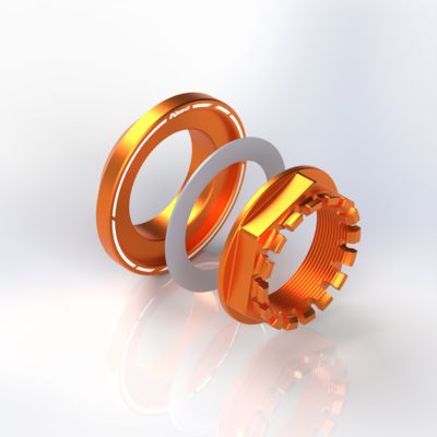 FotoRear wheel nut with conus M38