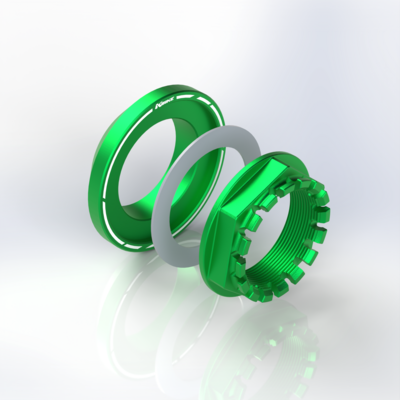 FotoRear wheel nut with conus M38