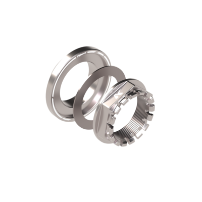 FotoRear wheel nut with conical spacer M38x1.5