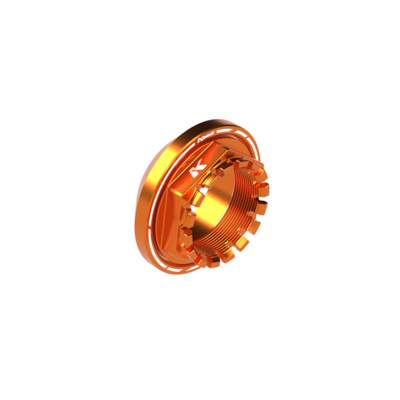 FotoRear wheel nut with conical spacer M38x1.5