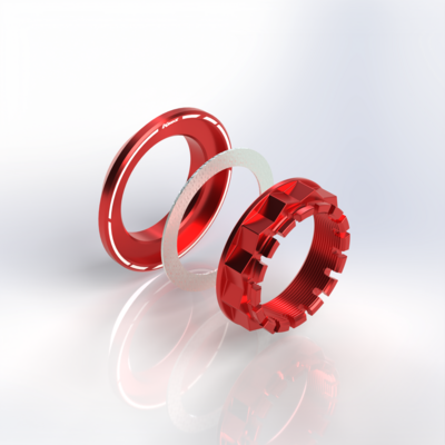 FotoRear wheel nut with conus M48
