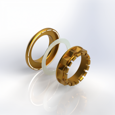 FotoRear wheel nut with conus M48