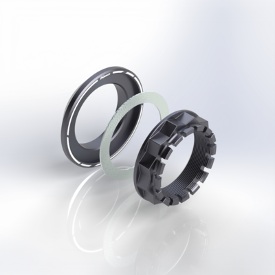 FotoRear wheel nut with conus M48