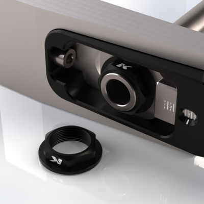 FotoSet rear wheel nuts M25x1.25