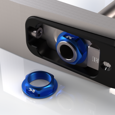 FotoSet rear wheel nuts M25x1.25