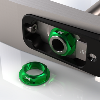 FotoSet rear wheel nuts M25x1.25