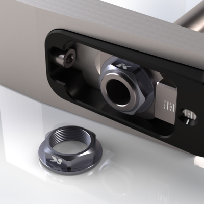 FotoSet rear wheel nuts M25x1.25