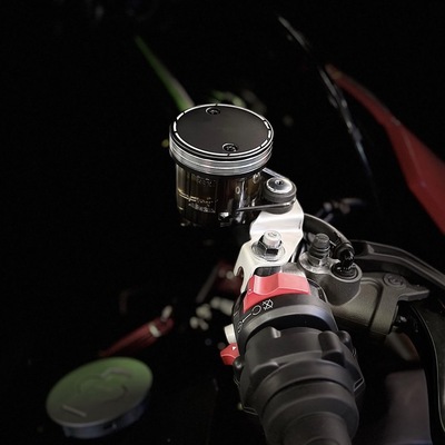 FotoFront brake fluid cap bicolore